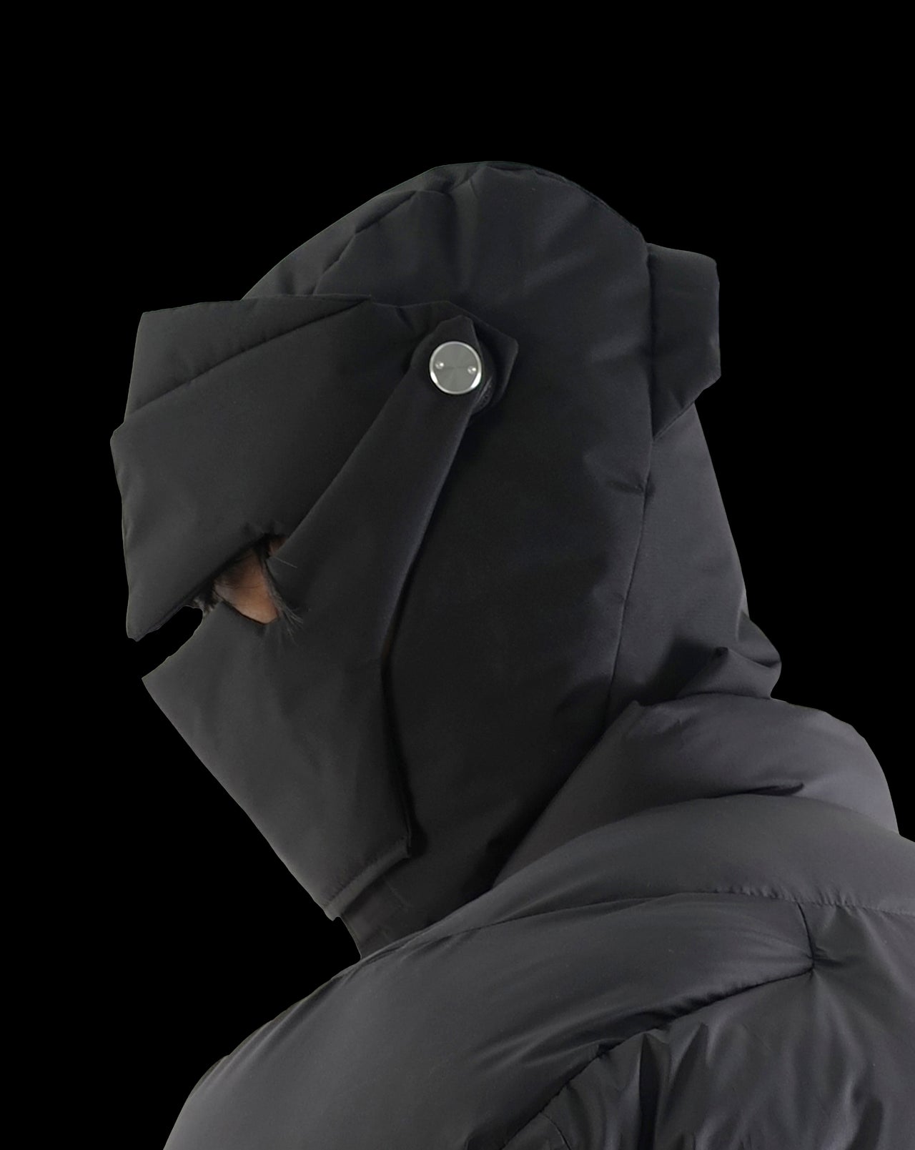 LV.1 Head Gear Black Y